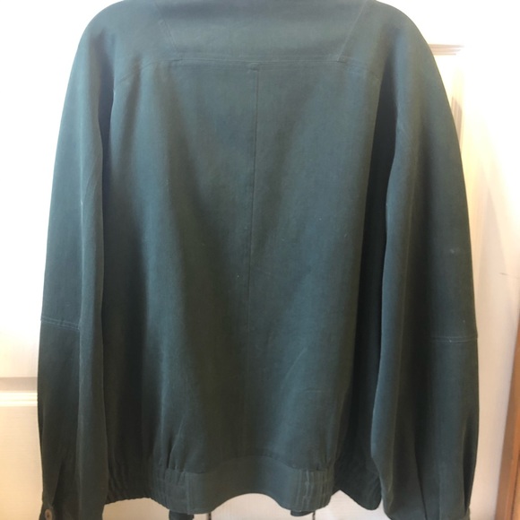 Cypress Grove Green Suede Coat - Picture 2 of 4